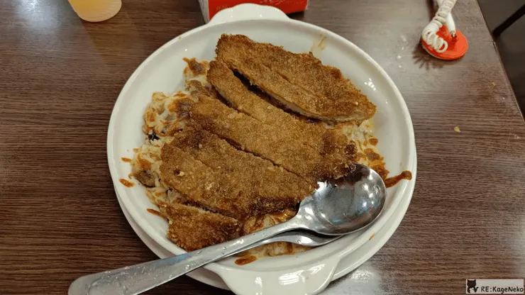 炸豬排焗飯