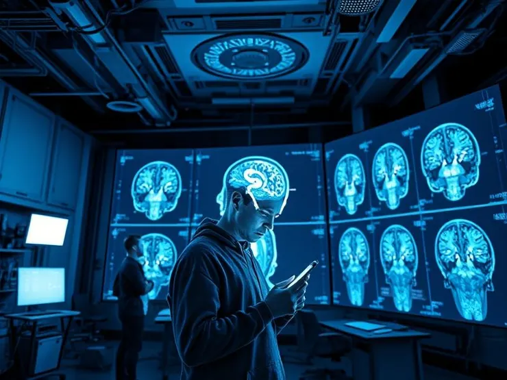 滑手機時大腦亮起的區域與吸毒者高度重疊