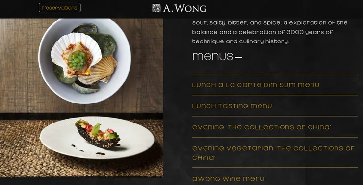 照片擷取於A Wong官方網站