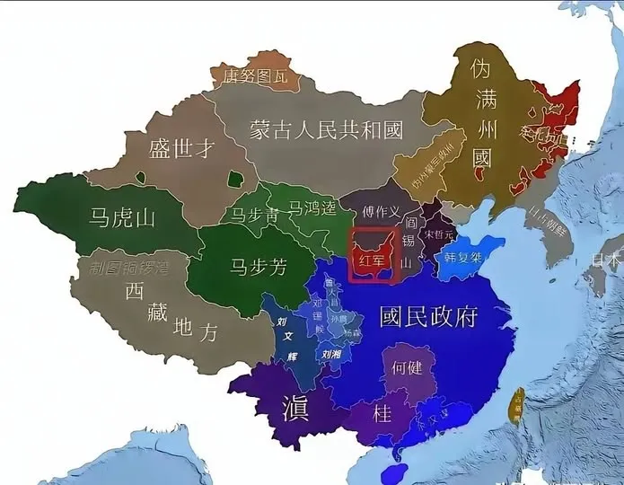 當年國民黨也只是一個較大的軍閥罷了