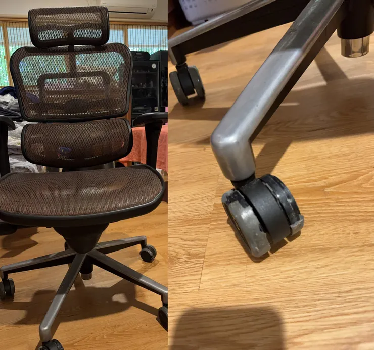 人體工學椅椅輪更換