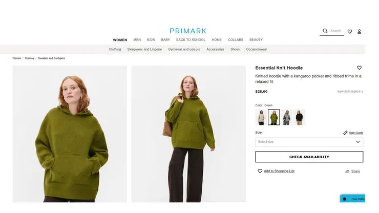 在英國逛過Primark,衣服不可思議的便宜,生意也很好。