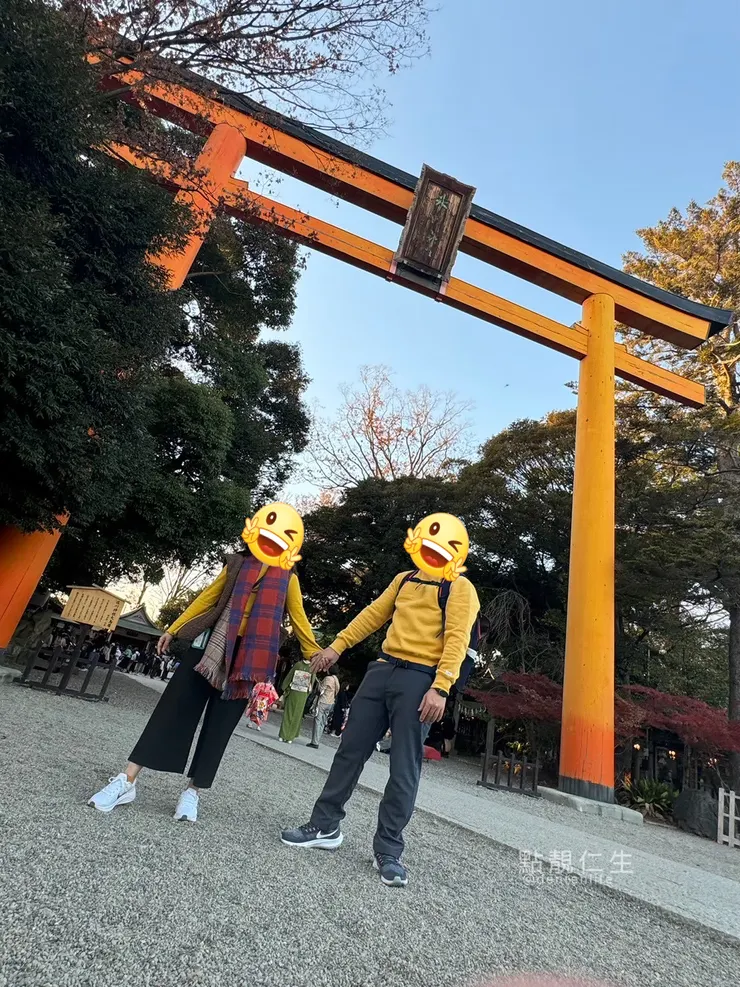 日本東京 ｜川越 冰川神社 大鳥居