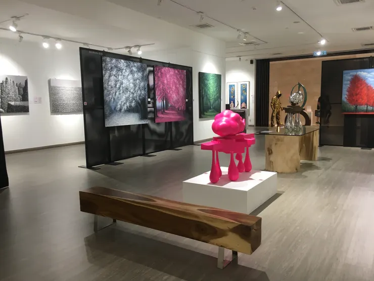 唯美藝術畫廊空間一角。Photo courtesy of R.U.ART