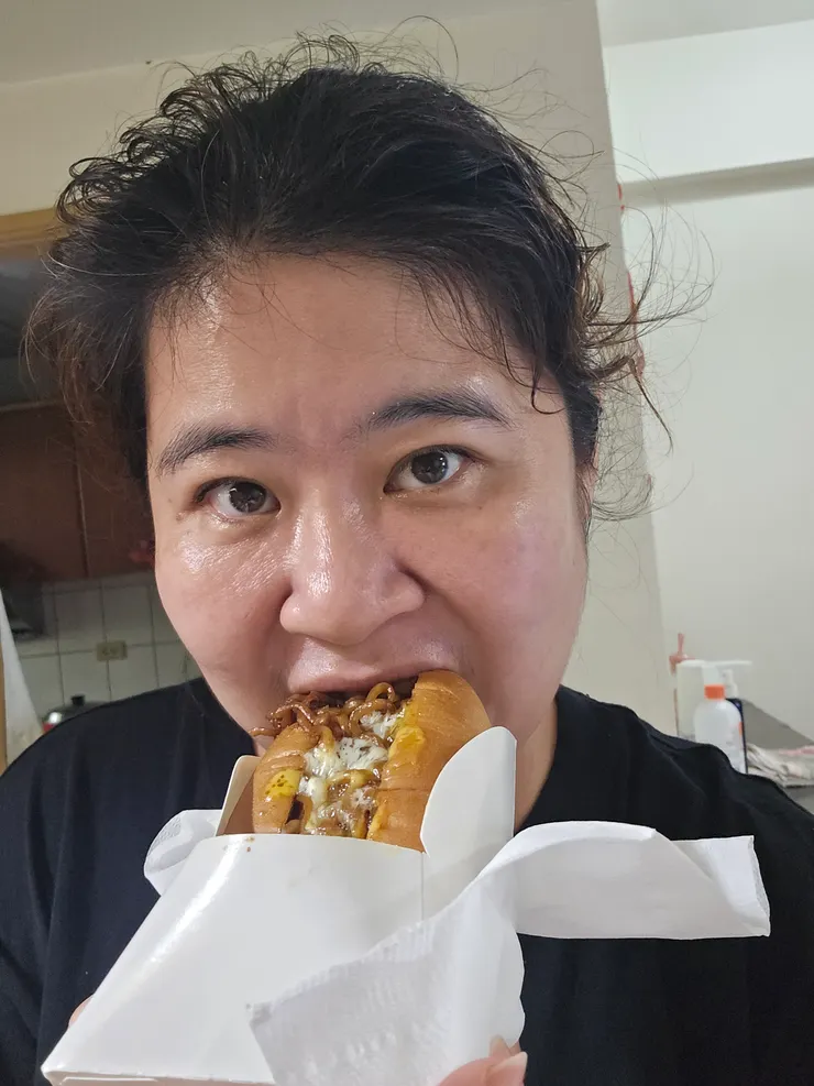 一口咬下去喔！就是那個味！