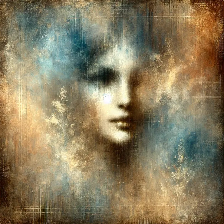 The figure in the portrait seemed neither young nor old, neither male nor female, a mosaic of human essence itself. Jane leaned closer, her breath mingling with the invisible threads of memory.