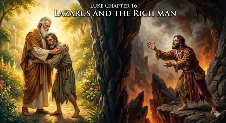 拉撒路與財主死後在陰間的命運差別