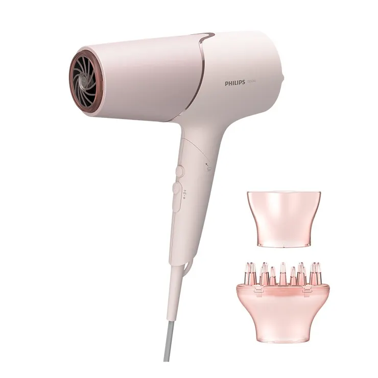 Philips飛利浦 智能護髮礦物負離子吹風機(玫瑰粉霧) BHD538/01