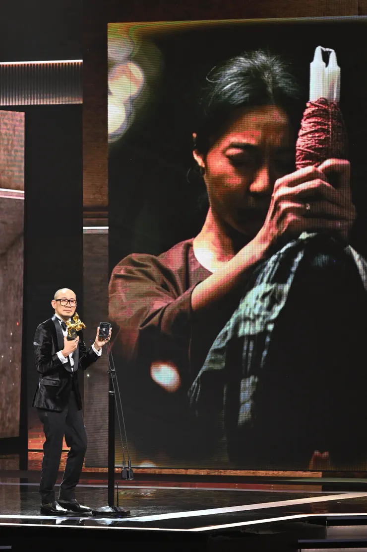 第 62 屆金馬獎頒獎典禮，最佳女主角范冰冰。／影像提供：台北金馬影展執行委員會