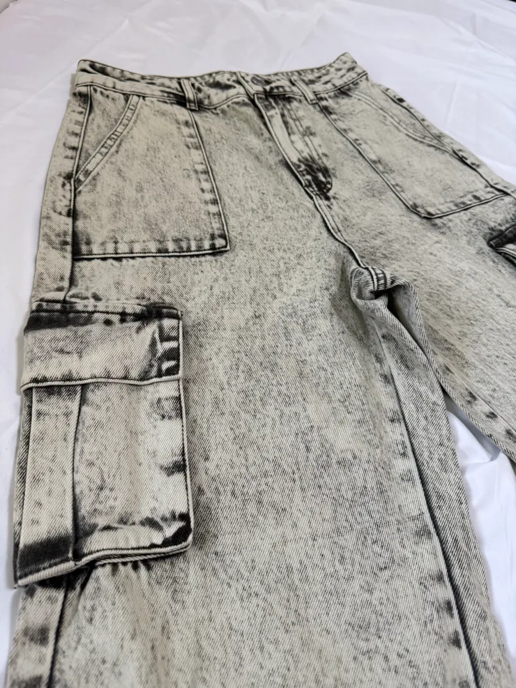 霧灰綠機能樣版褲