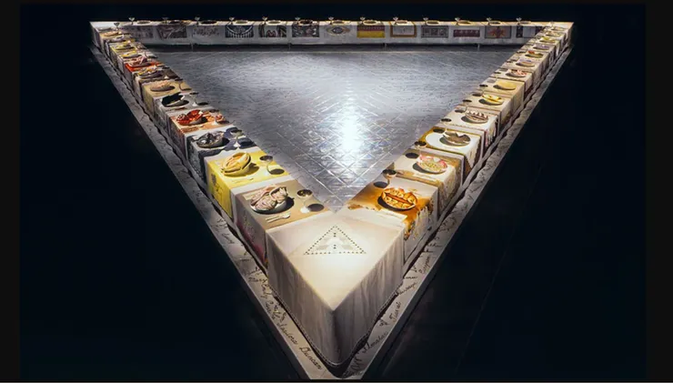2The Dinner Party Artist: Judy Chicago