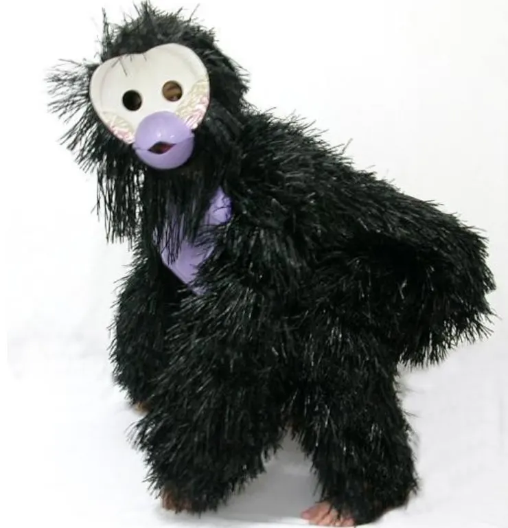 Justine's環保表演服飾之創作1---猩猩