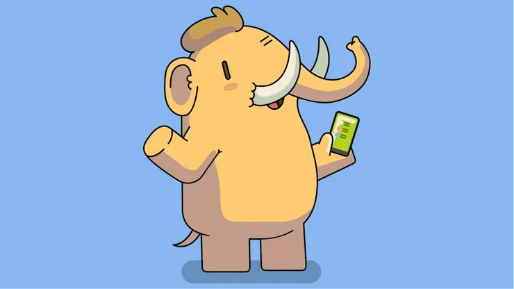 Mastodon 吉祥物，當然是乳齒象囉！