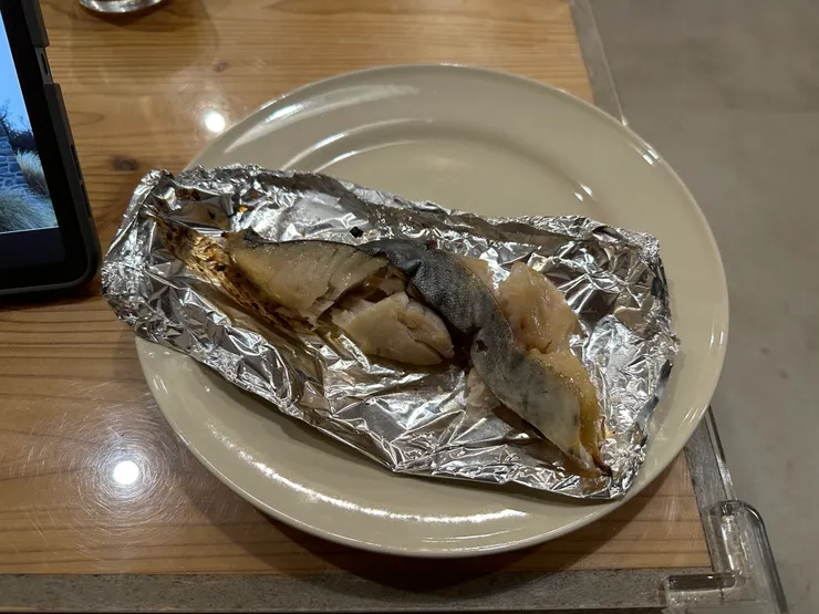 為了確認熟度所以先切開了,美味不減~