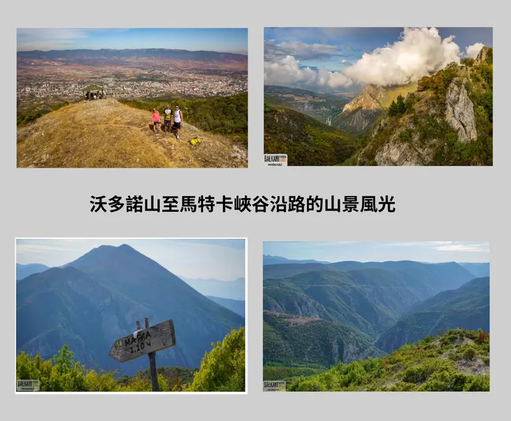 山路健行沿路風光