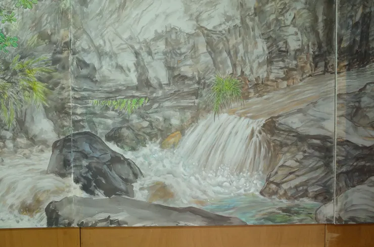 〈欣蓁涓流〉局部-水流