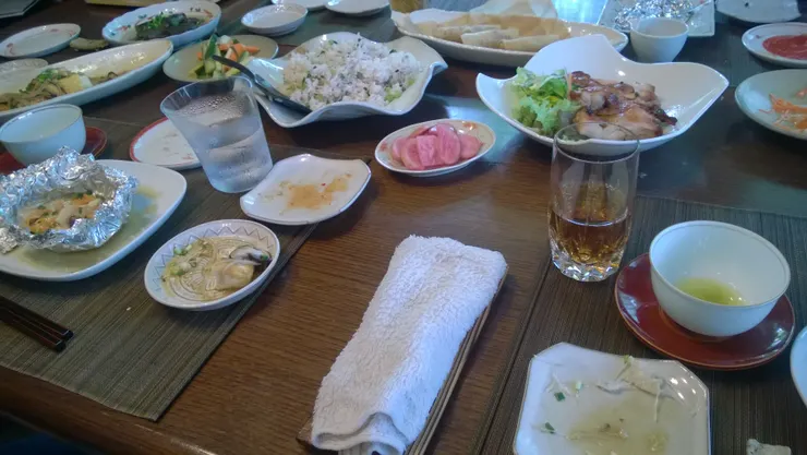 2016年夏天 在老師家裡用餐