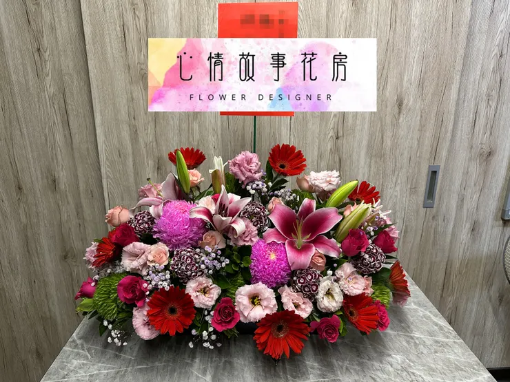開幕、祝壽、升遷必備|台南人氣【羅馬花柱】花藝設計,為你的重要時刻增添氣勢! 心情故事花房