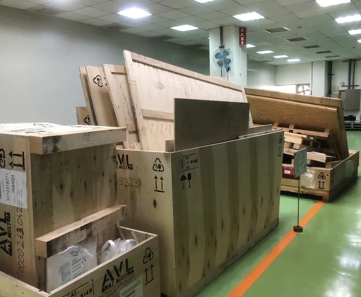 機械木箱清運處理