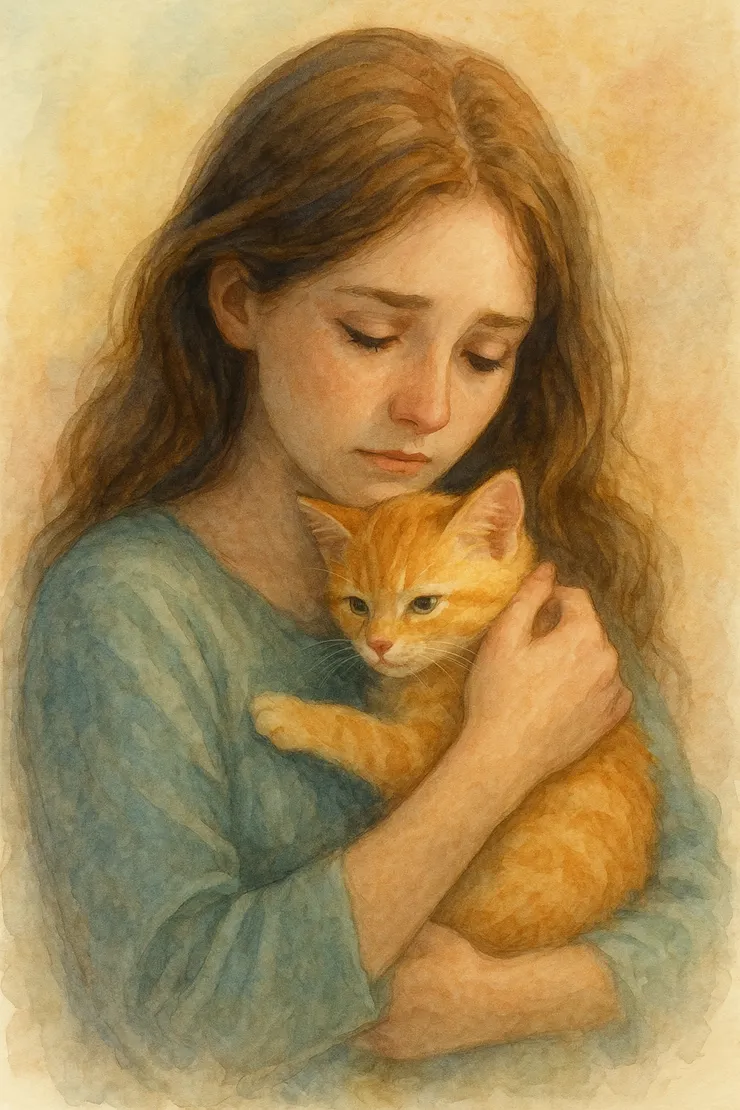 悲傷中的溫柔擁抱