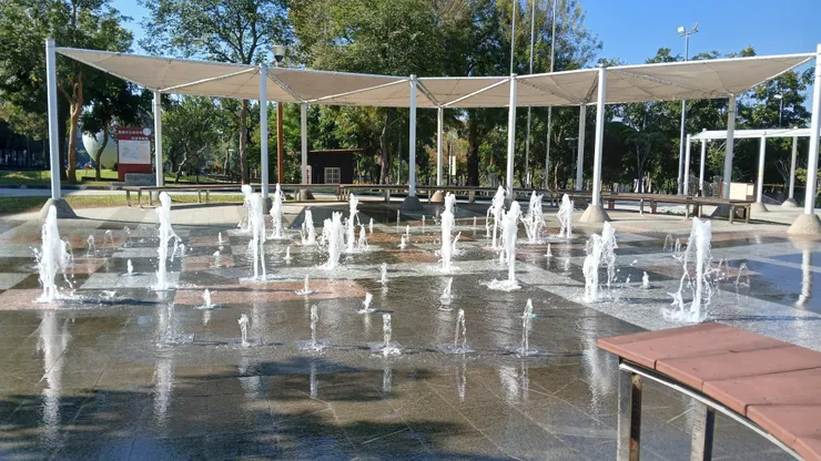 孩子們最愛的噴水區