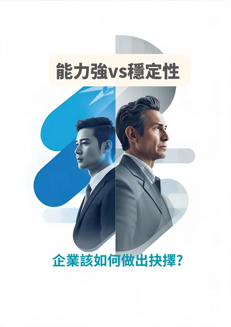 能力強，但情緒、性格、態度不穩定；能力普通，但情緒、性格、態度穩定性高。你會選擇哪一種?