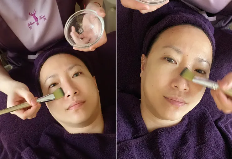 板橋美容去角質保養推薦│芮薇荷夢幻森林spa-板橋館│水飛梭氫水儀