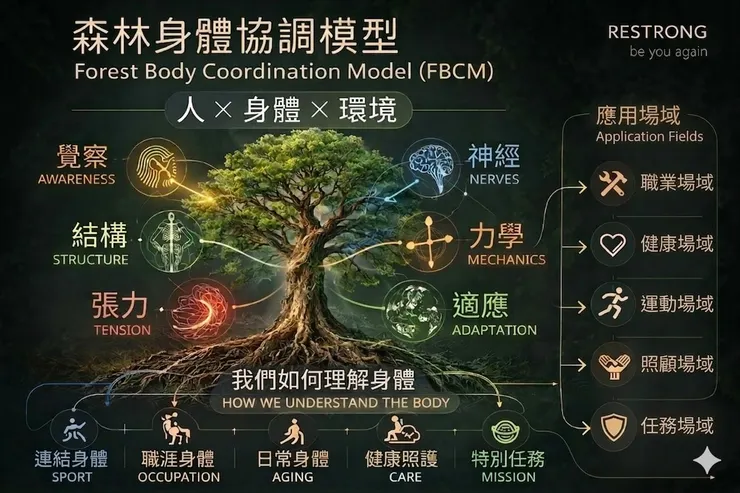 森林身體協調模型(FBCM)地圖
