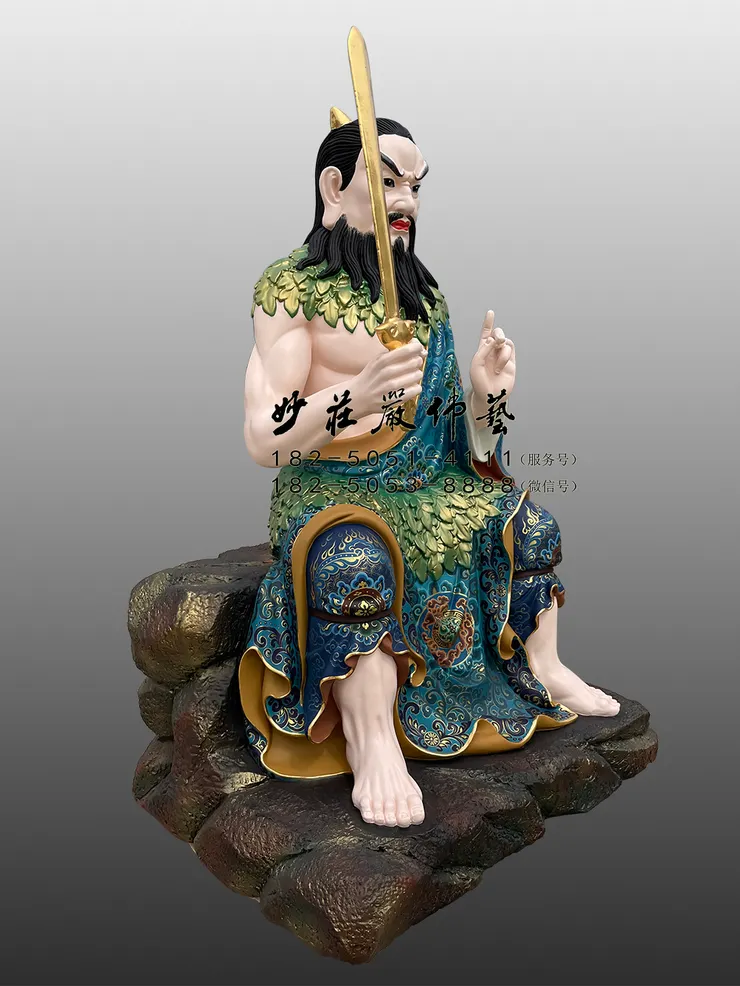 伏羲神像左側照