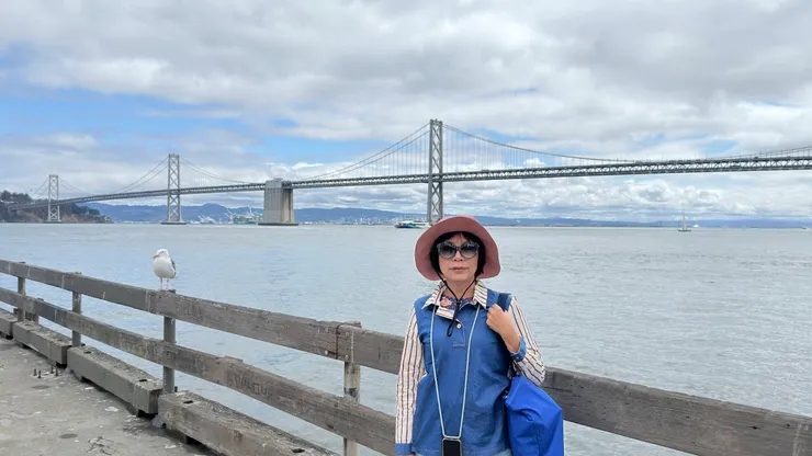從渡輪大廈看舊金山-奧克蘭大橋