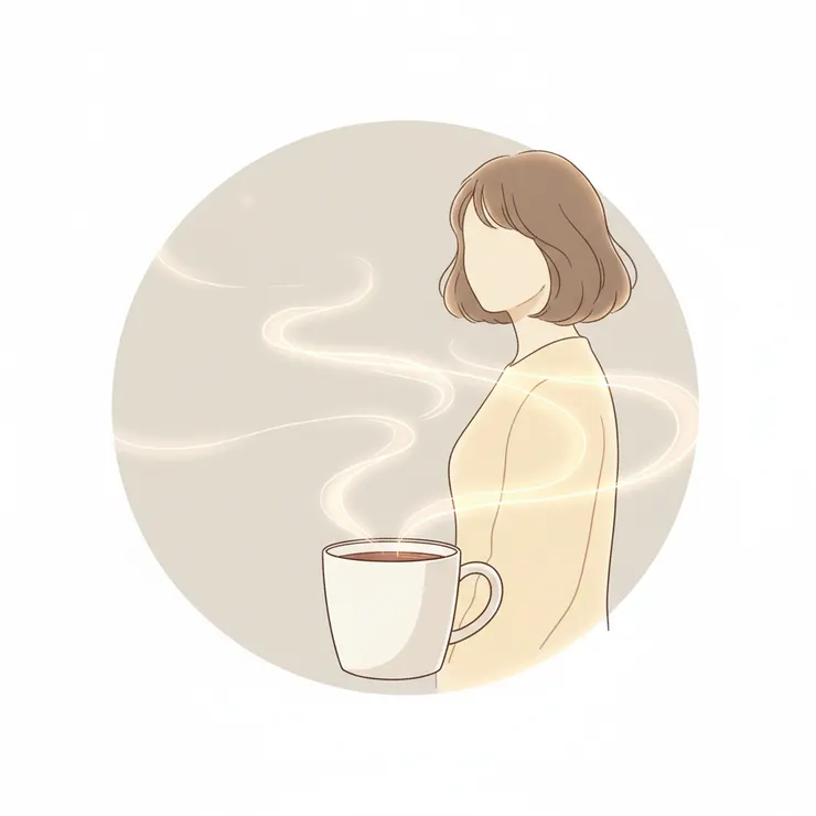 有時候,讓人感到溫暖的,不只是話語,還可能是一杯溫熱的飲料。〈本插圖示意圖由AI協助生成。〉