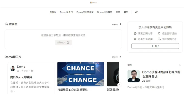 我的沙龍,正式開始