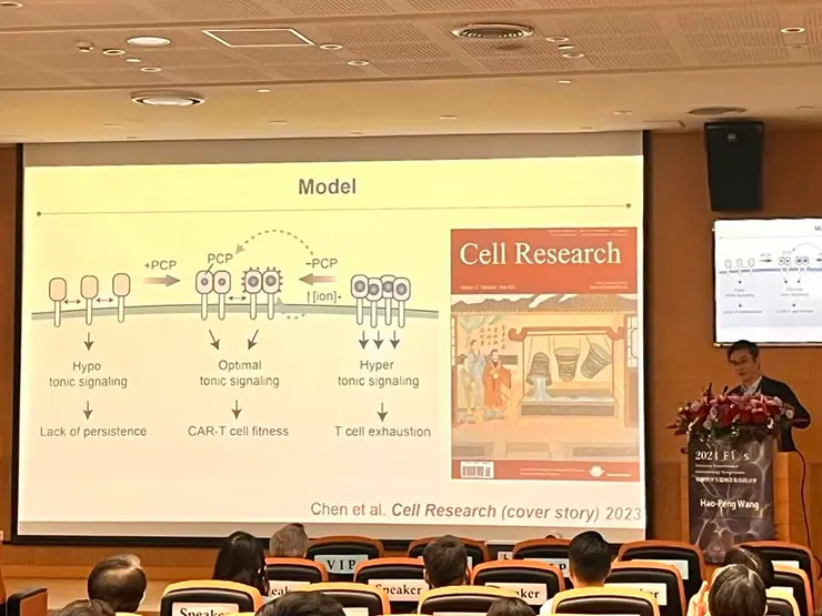 "Decoding the enigma of CAT Tonic Signaling in CAR-T Therapy: From Theory to Clinical Implications" Hao-Peng Wang, ShanghaiTech University, China