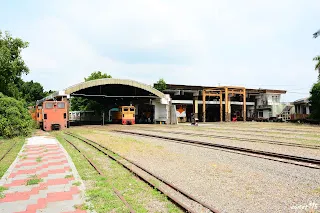 內燃機車庫全景