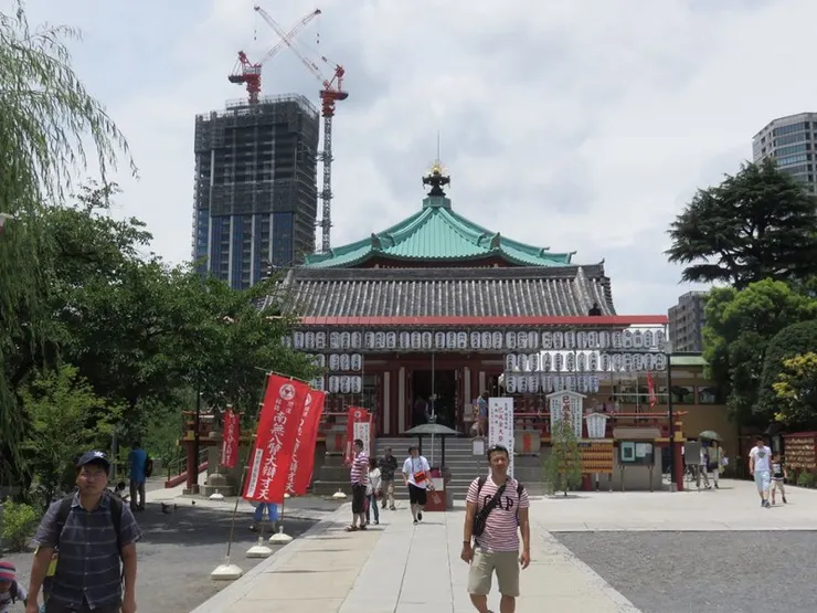 上野公園的不忍池弁天堂。