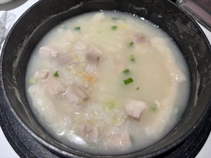 鯛魚花枝粥
