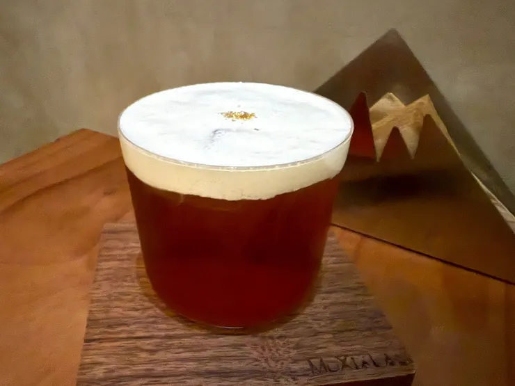 海鹽奶蓋焦糖紅葉茶