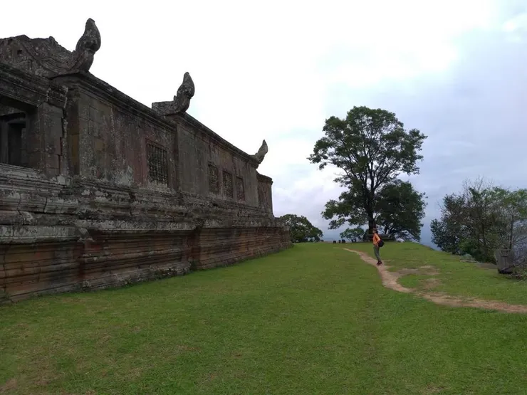 標誌性的高翹屋角即是柏威夏寺