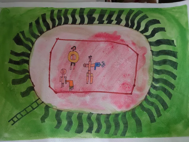 右側一點一點的,就是塩巴