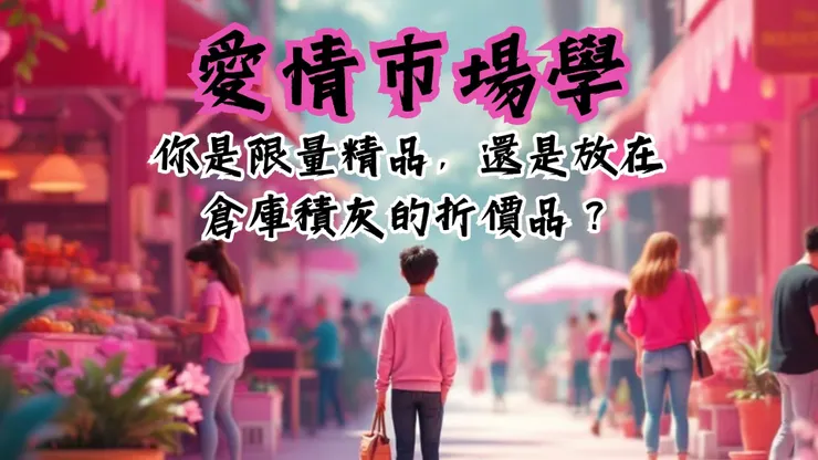 📦愛情市場學:你是限量精品,還是放在倉庫積灰的折價品?|你不是不夠好,是沒人知道你有多好