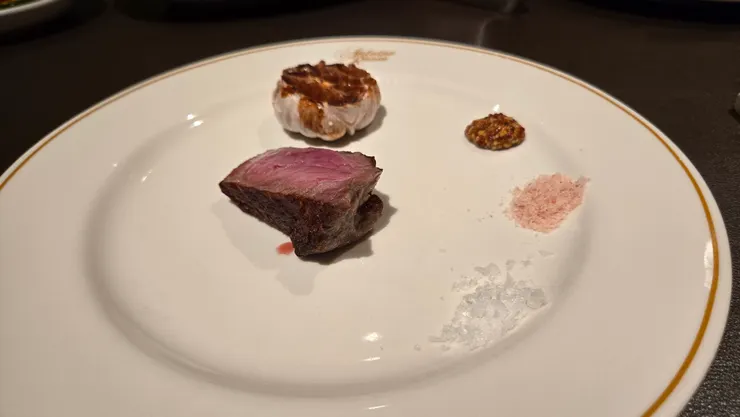 五分熟牛排切面秀