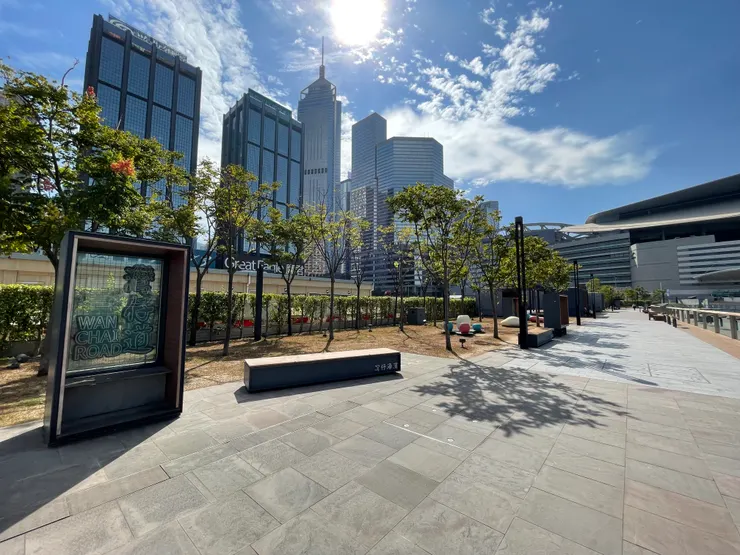 灣仔海濱（作者拍攝）