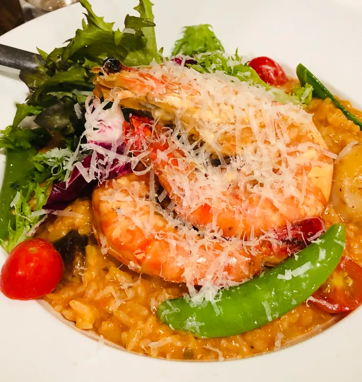 干邑龍蝦汁海鮮燉飯