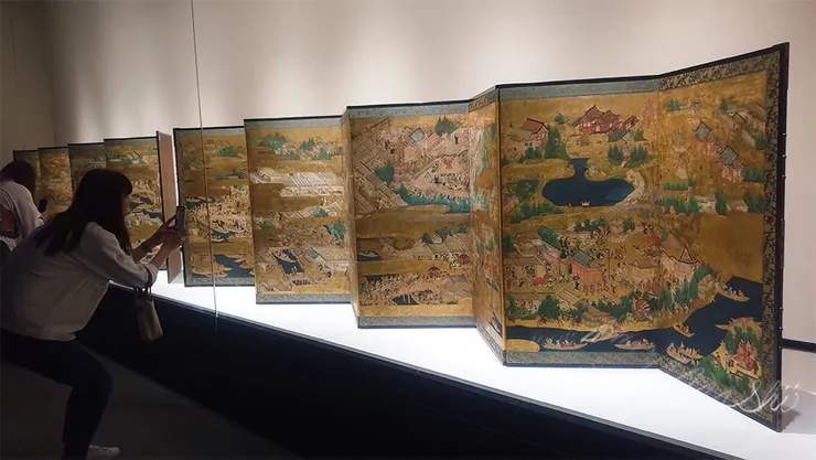 江戶名所圖屏風, 17世紀中葉｜重要文化財