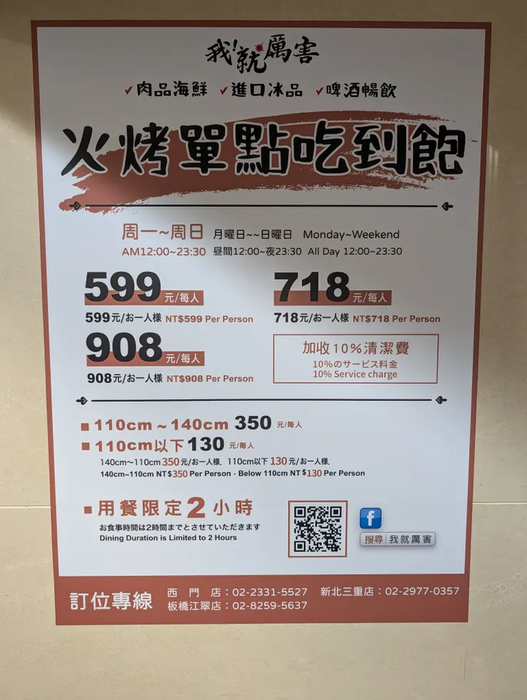 用餐價位