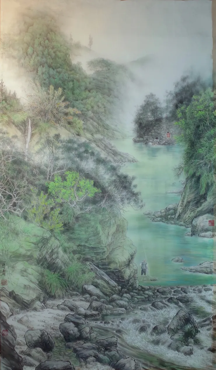 〈溪聲山色〉