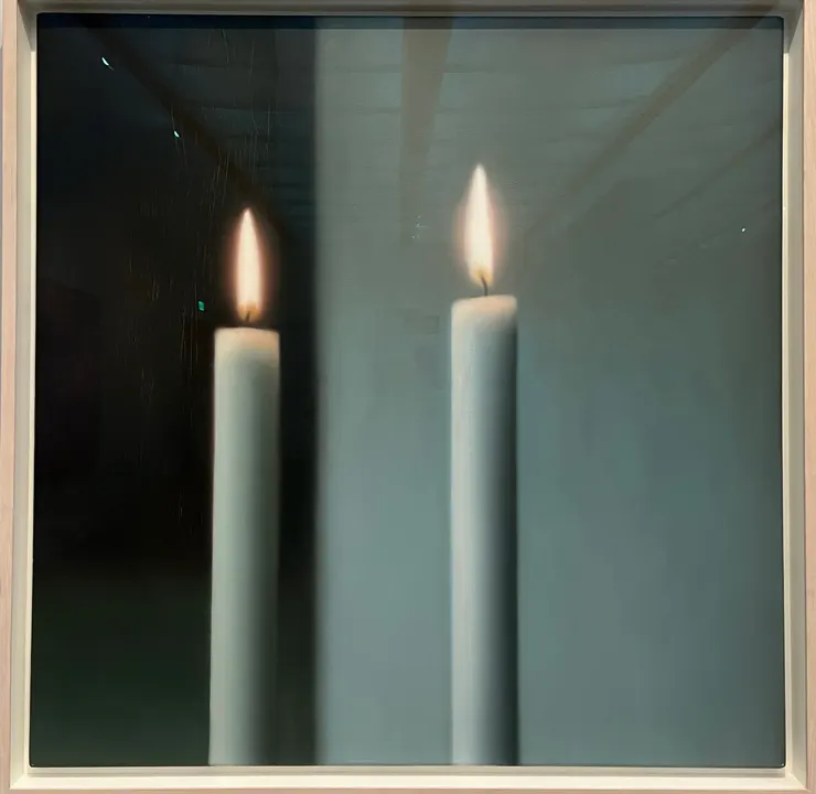 格哈德．里希特的《兩支蠟燭》,1982