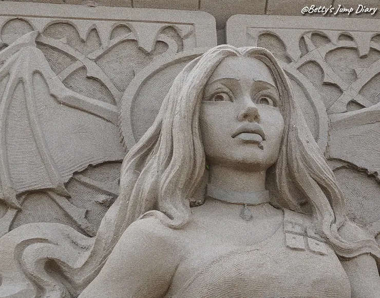 ▲2025苗栗「通霄沙雕藝術節」逍遙沙城/圖片來源：Betty's Jump Diary