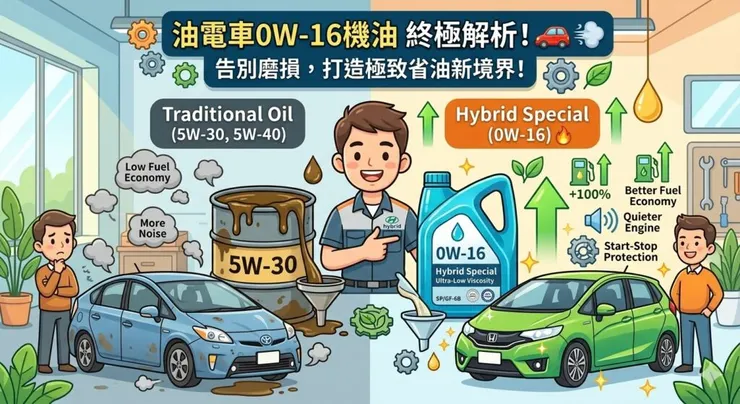 油電車0W16機油