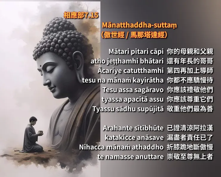 佛陀法語 | 關於尊敬